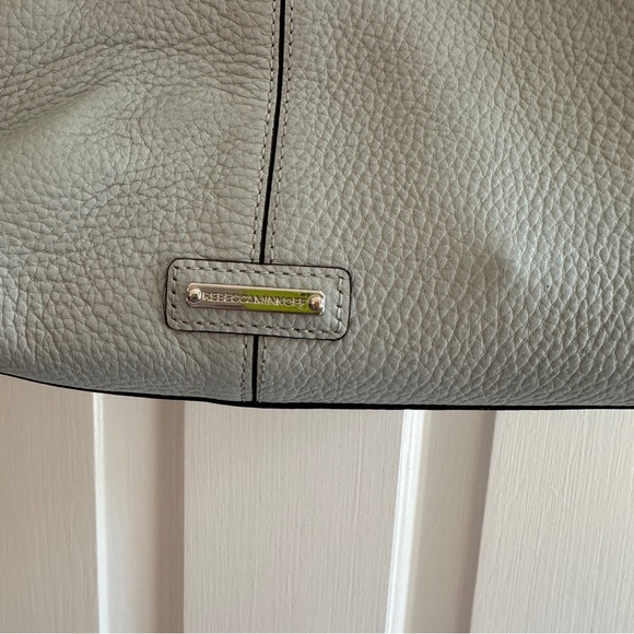 Rebecca Minkoff Panama Leather Tote Light Blue - Picture 14 of 15